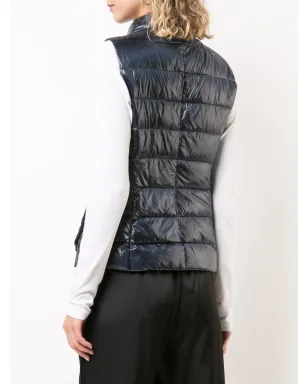 Herno ジップ付きキルティングジレ - ブルー - サムネイル4