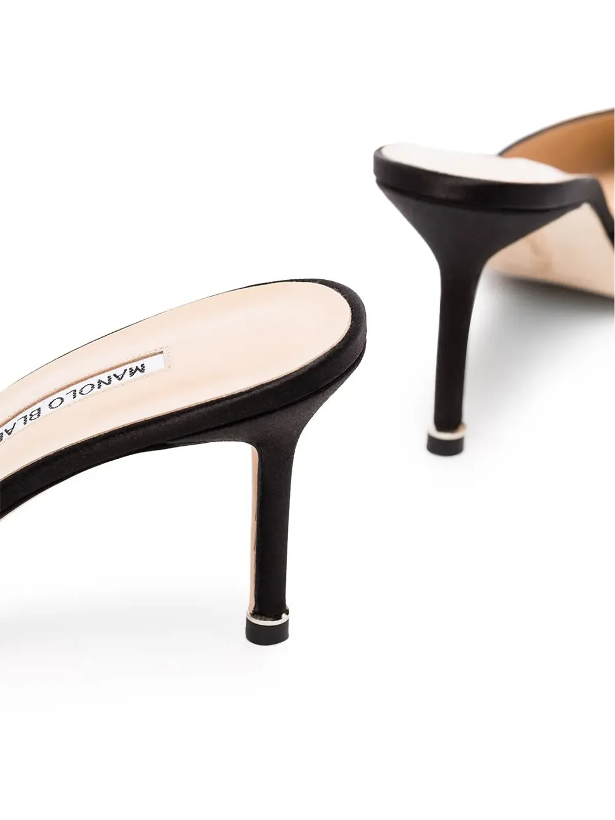 Manolo Blahnik Hangisi アップリケ付きミュール - 画像5