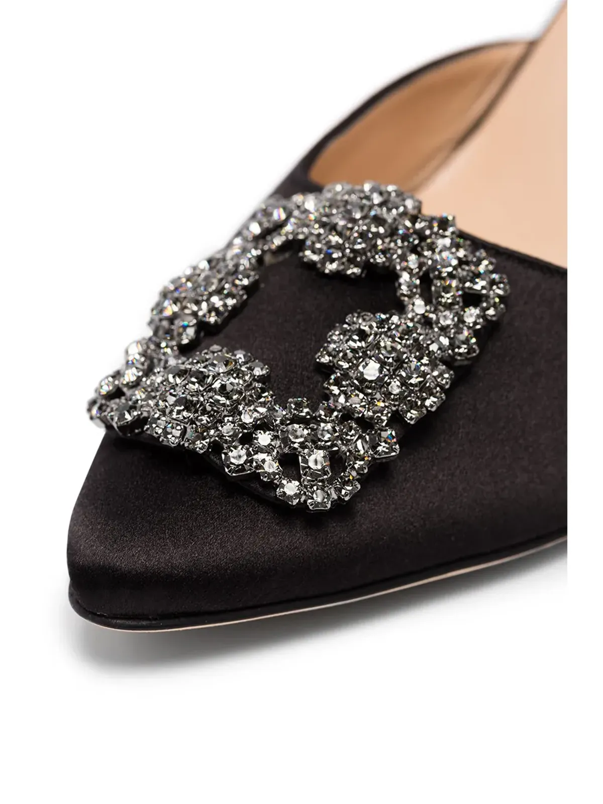 Manolo Blahnik Hangisi アップリケ付きミュール - 画像4