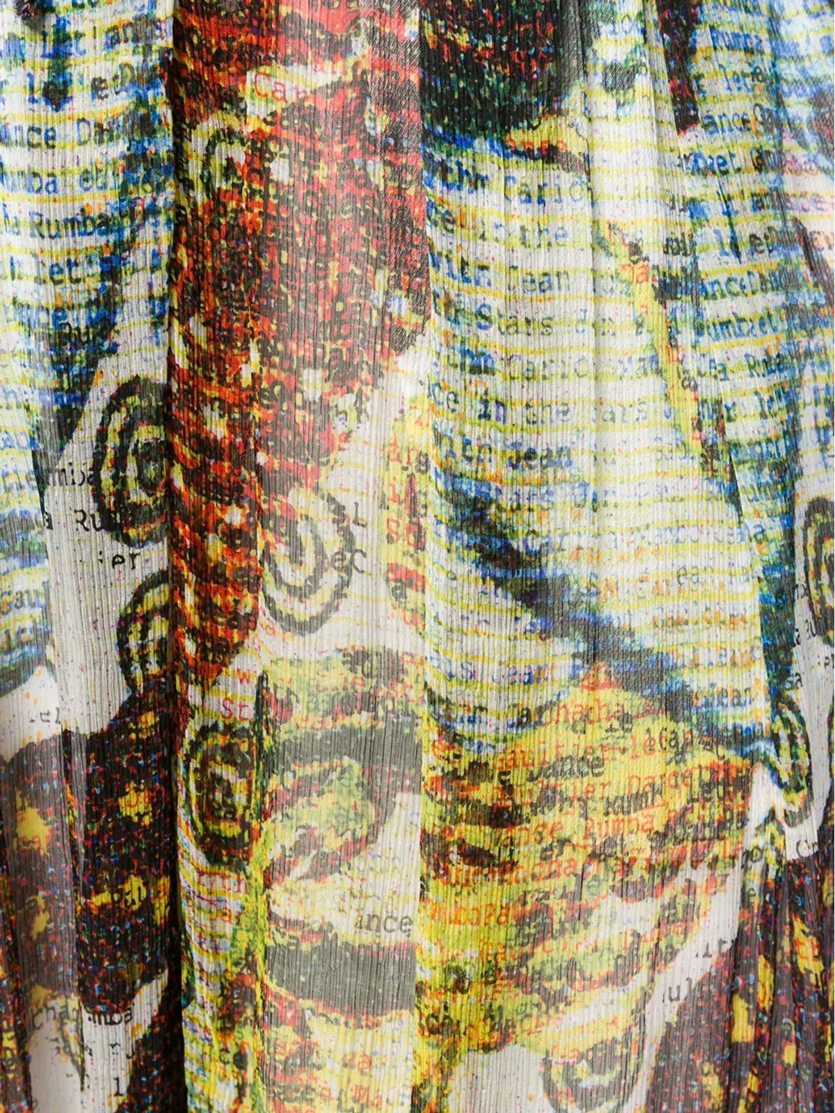 Jean Paul Gaultier Vintage テーパードシアーパンツ - Yellow - 画像5