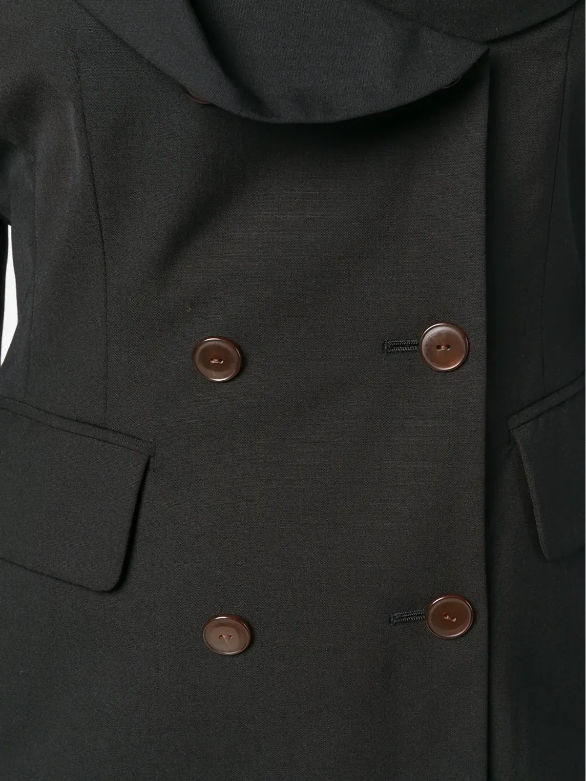 Jean Paul Gaultier Pre-Owned スクープネック ダブルブレストジャケット - 画像5