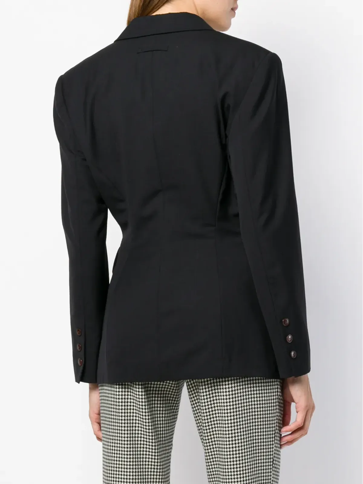 Jean Paul Gaultier Pre-Owned スクープネック ダブルブレストジャケット - 画像4