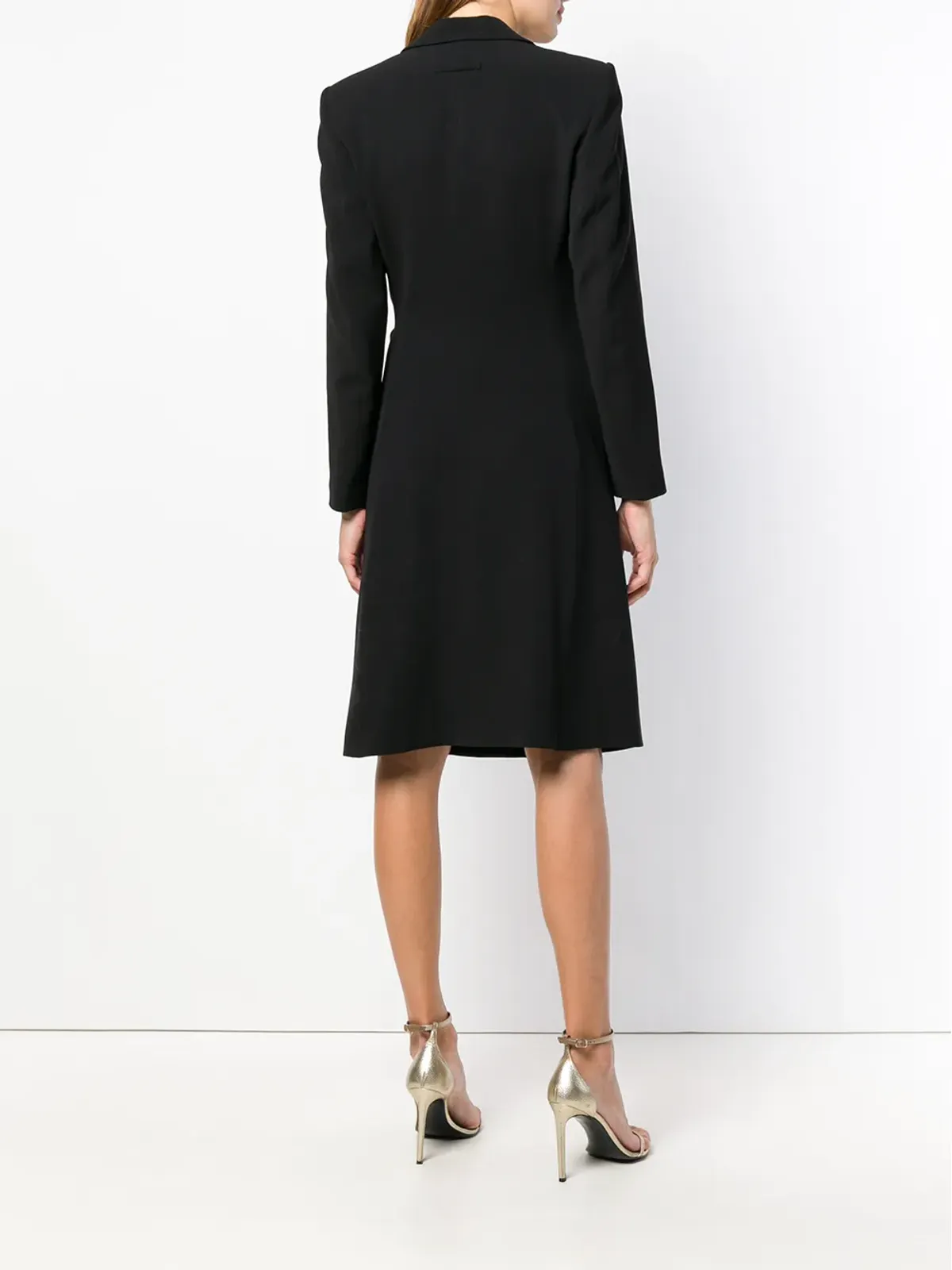 Jean Paul Gaultier Pre-Owned wrap midi coat - 画像4