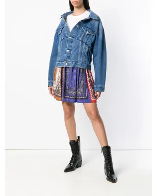 Jean Paul Gaultier Pre-Owned バンダナ柄ギャザースカート（ブルー） - サムネイル2