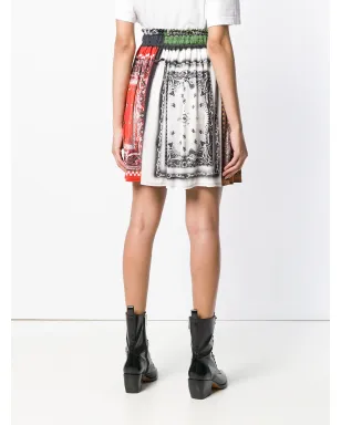 Jean Paul Gaultier Pre-Owned バンダナ柄ギャザースカート（ブルー） - サムネイル4