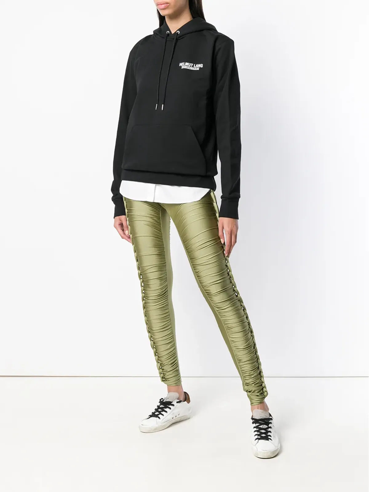 Jean Paul Gaultier Pre-Owned 編み込みサイドパンツ - 画像2