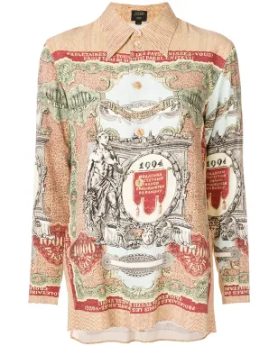 Jean Paul Gaultier Pre-Owned プリント長袖シャツ（ブラウン） - サムネイル1