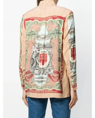 Jean Paul Gaultier Pre-Owned プリント長袖シャツ（ブラウン） - サムネイル4