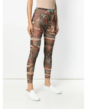Jean Paul Gaultier プリント入りシアーなフィットパンツ - サムネイル3