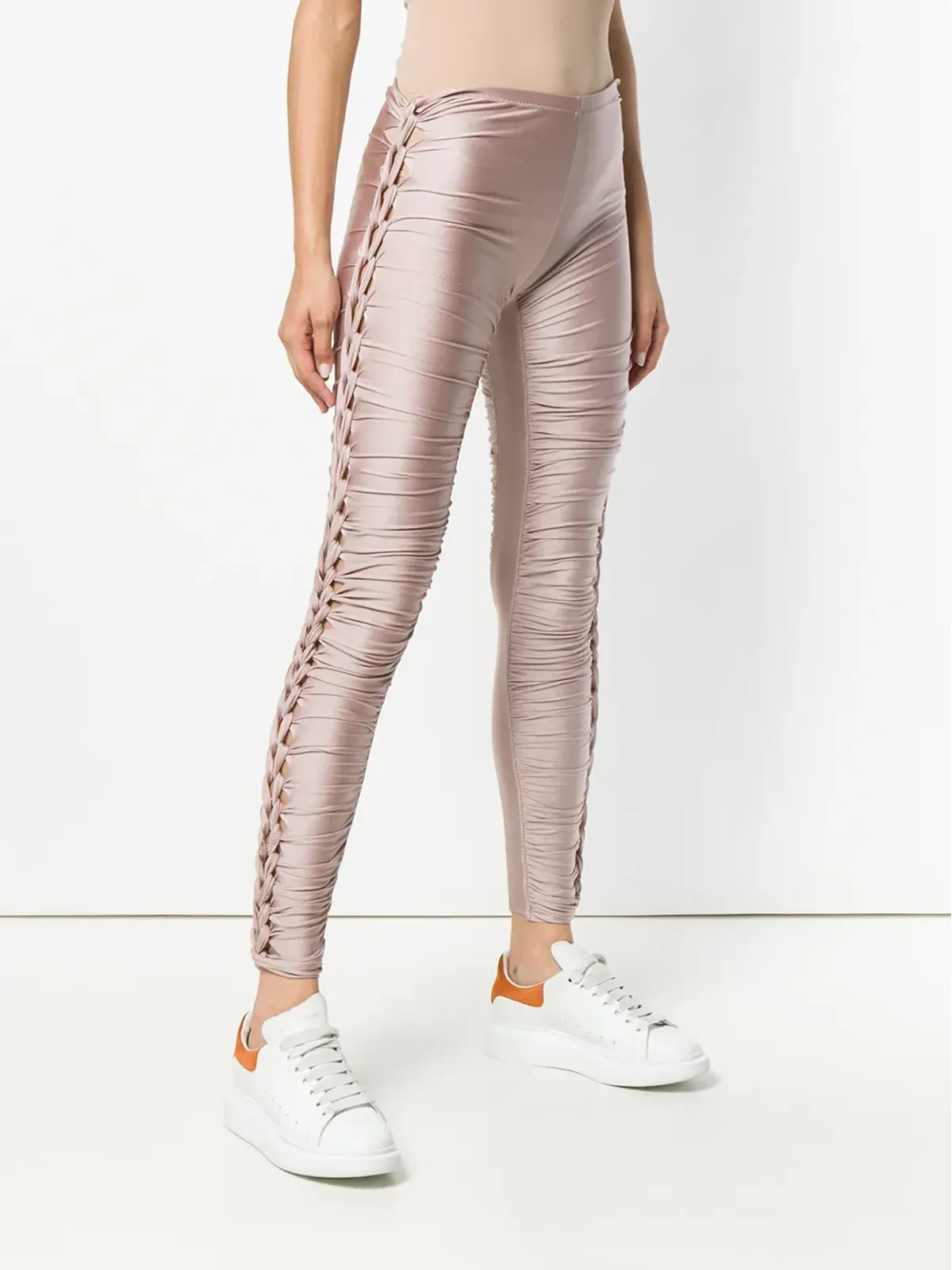 Jean Paul Gaultier Pre-Owned ストレッチプライテッドギャザー パンツ - 画像3