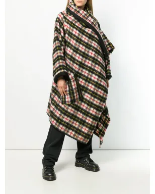 Jean Paul Gaultier Pre-Owned チェック柄ショールカラーコート - サムネイル2