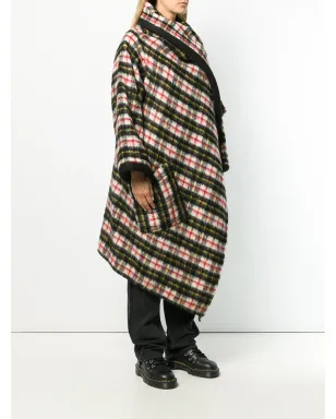 Jean Paul Gaultier Pre-Owned チェック柄ショールカラーコート - サムネイル3