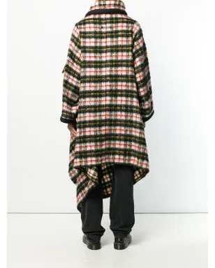 Jean Paul Gaultier Pre-Owned チェック柄ショールカラーコート - サムネイル4