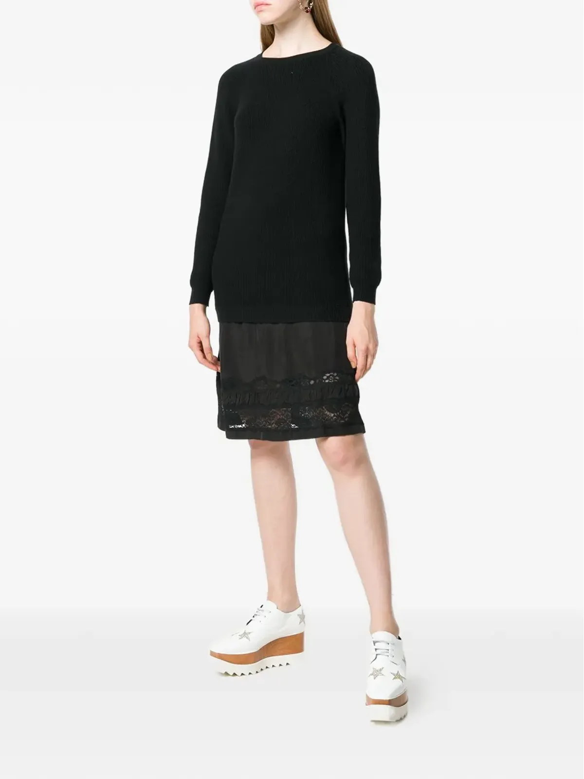 Moschino レースパネルドミディドレス - 画像2