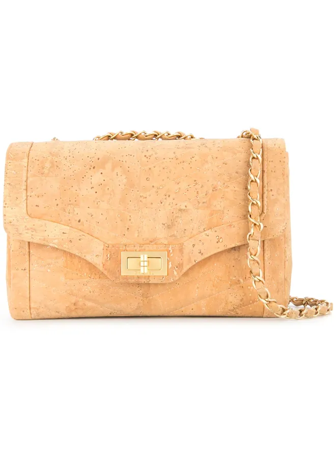 CHANEL Pre-Owned CHANEL ビンテージ quilted CC double chain shoulder bagの商品画像