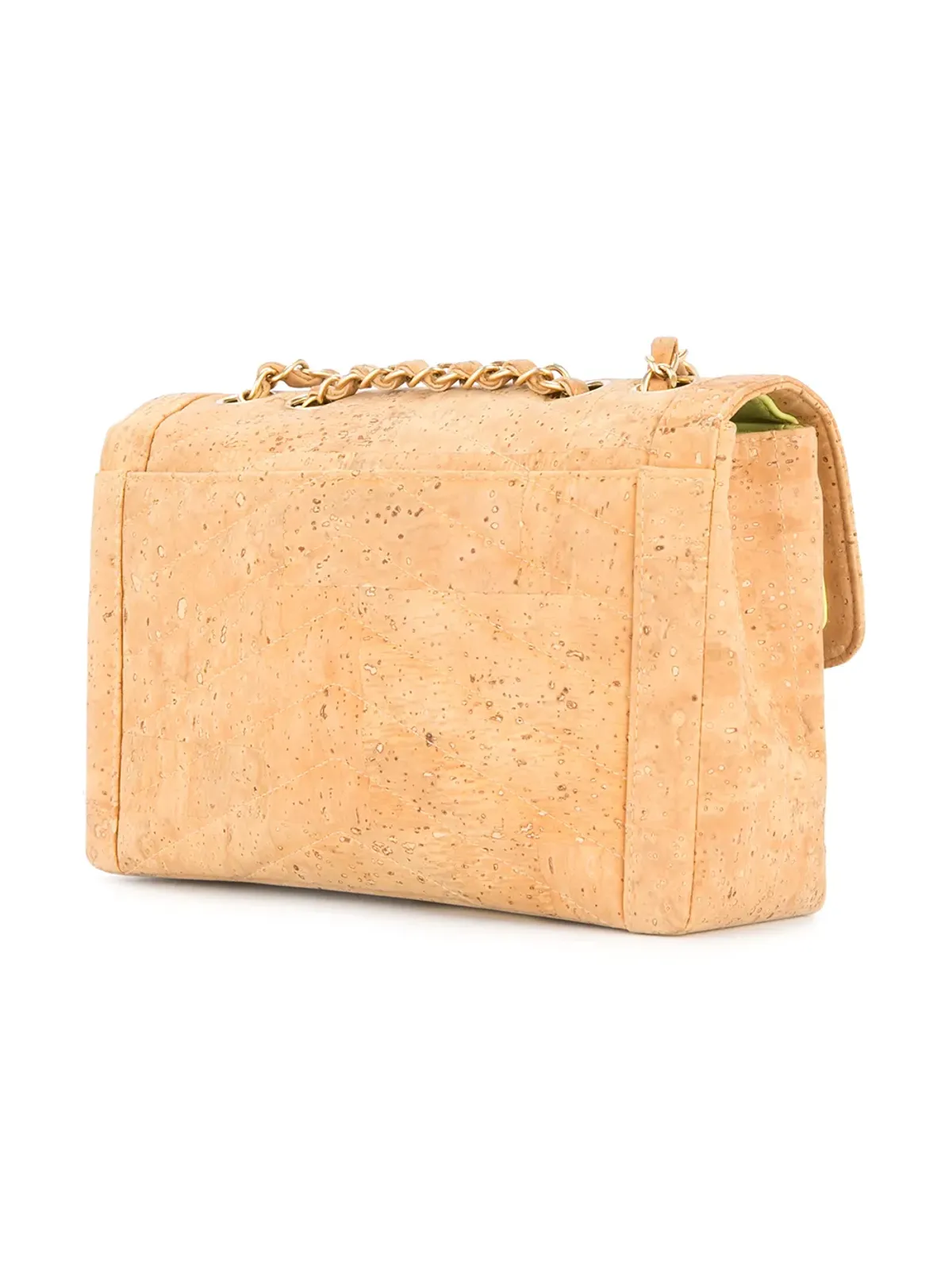CHANEL ビンテージ quilted CC double chain shoulder bag - 画像3