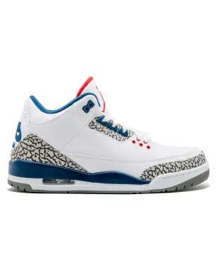 Jordan エアジョーダン 3 レトロ OG True Blue スニーカー - ホワイト - サムネイル1