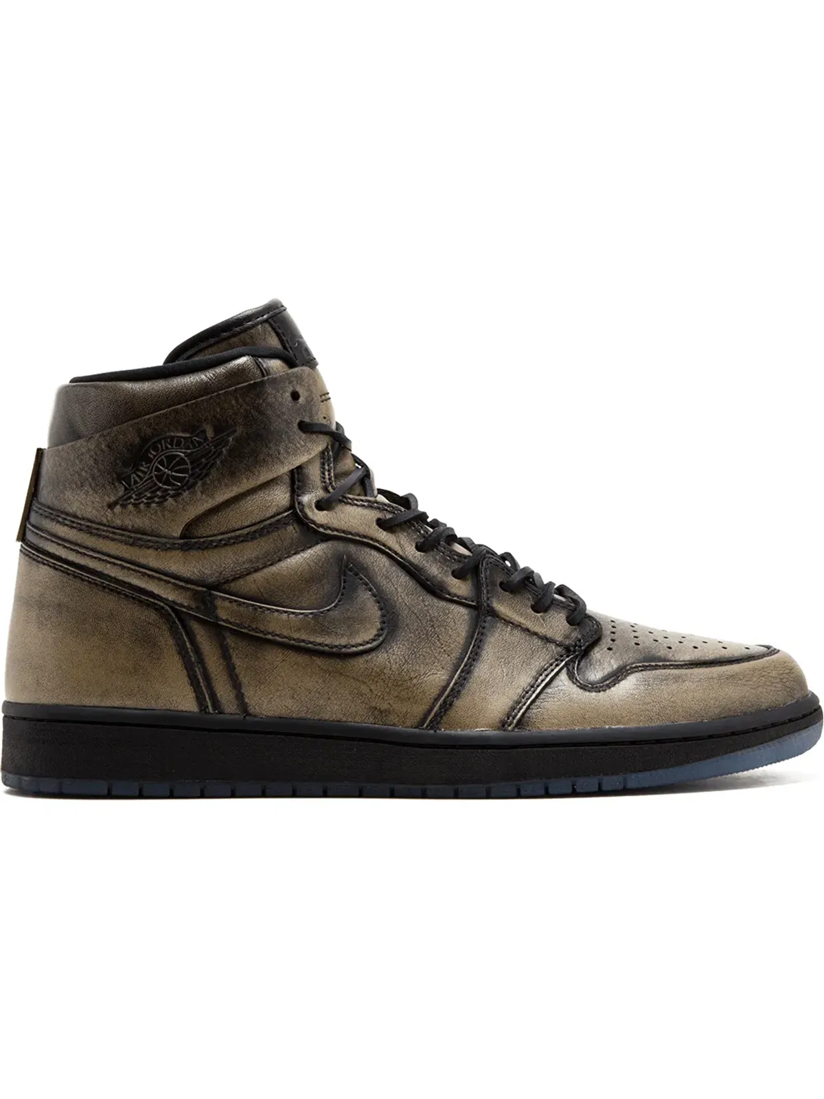 Jordan エアジョーダン1 レトロハイOG Wings スニーカー メタリック - 画像1
