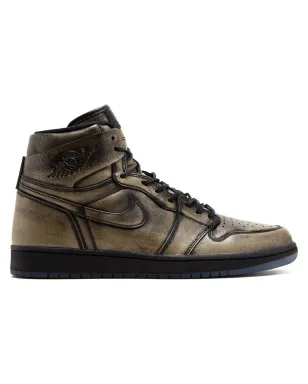 Jordan エアジョーダン1 レトロハイOG Wings スニーカー メタリック - サムネイル1