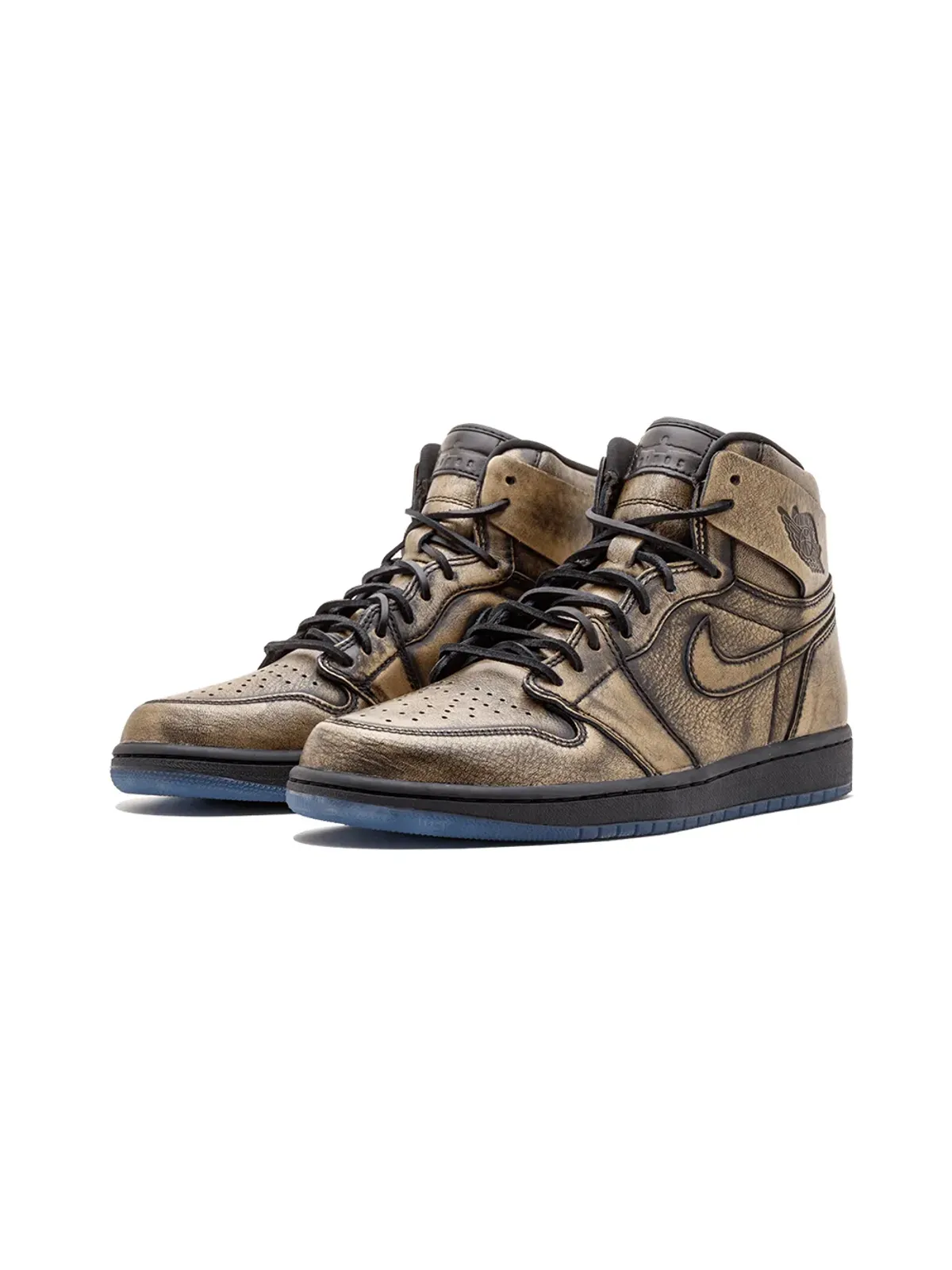 Jordan エアジョーダン1 レトロハイOG Wings スニーカー メタリック - 画像2