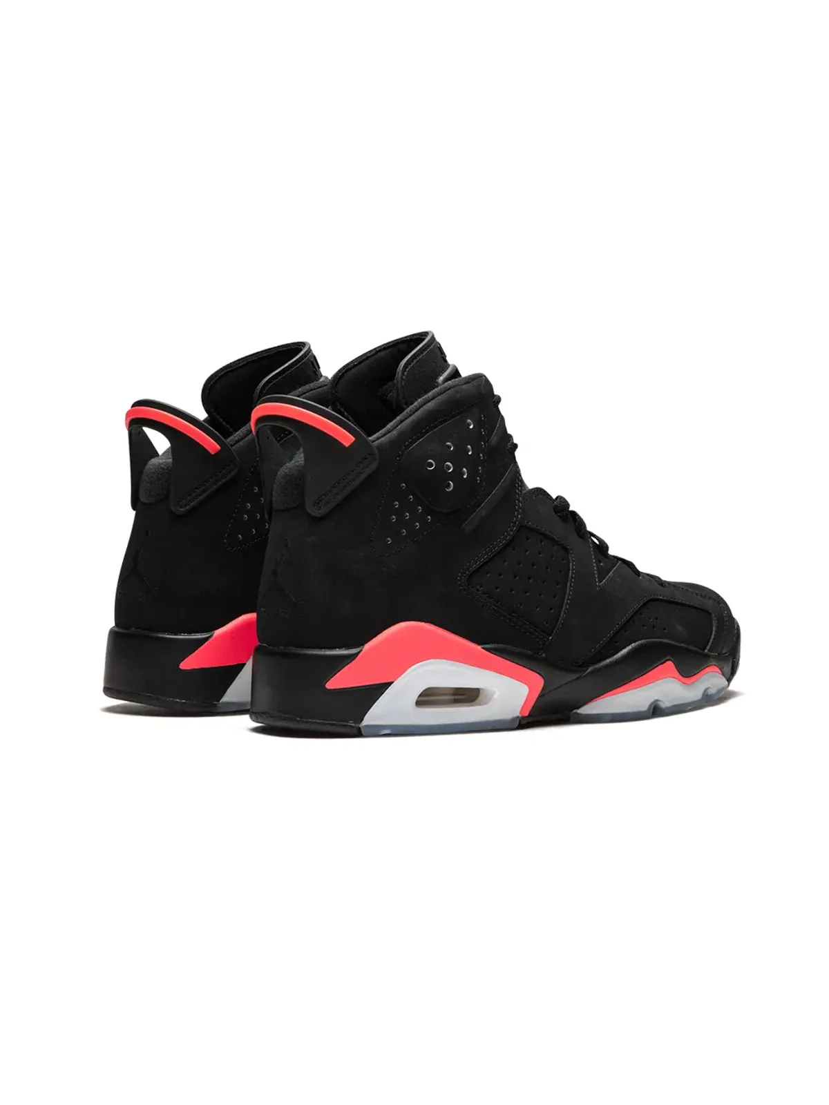 Jordan エアジョーダン 6 レトロ ブラック/インフラレッド スニーカー - 画像3