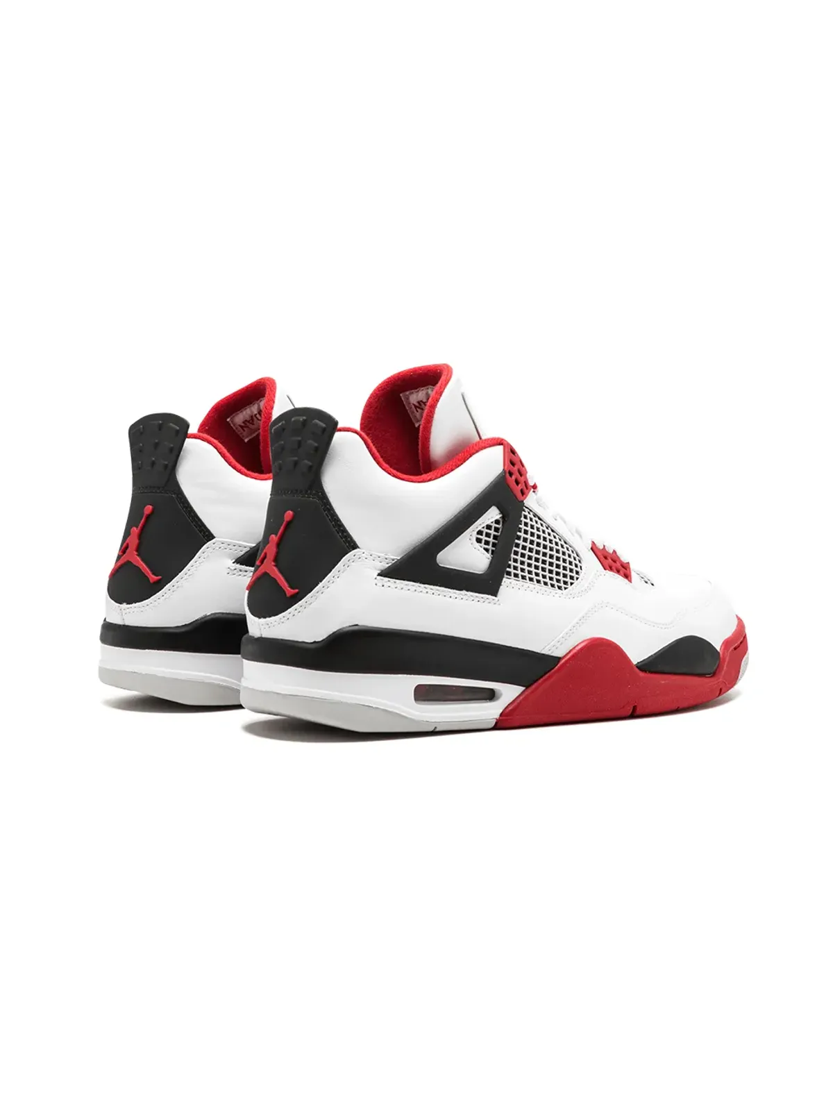 Jordan エア ジョーダン 4 レトロ "Fire Red" スニーカー - White - 画像3