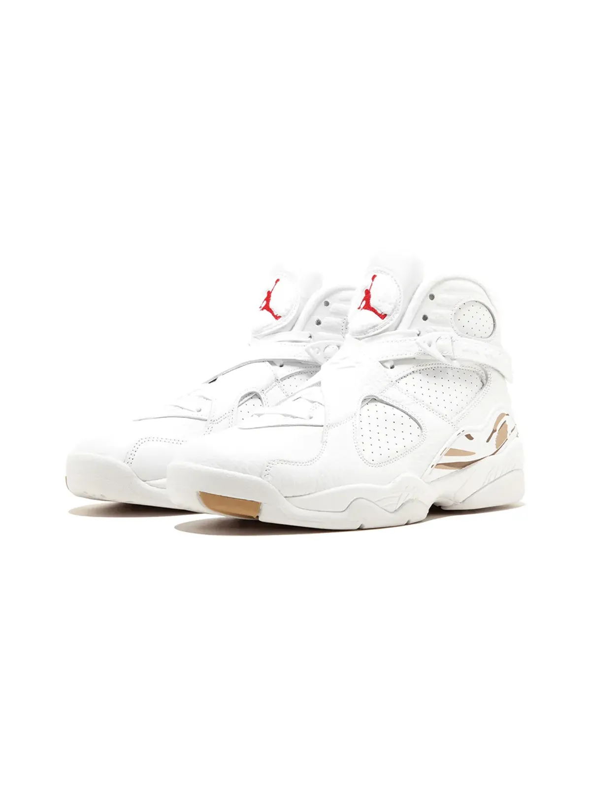 Jordan エアジョーダン 8 レトロ ホワイト スニーカー - 画像2