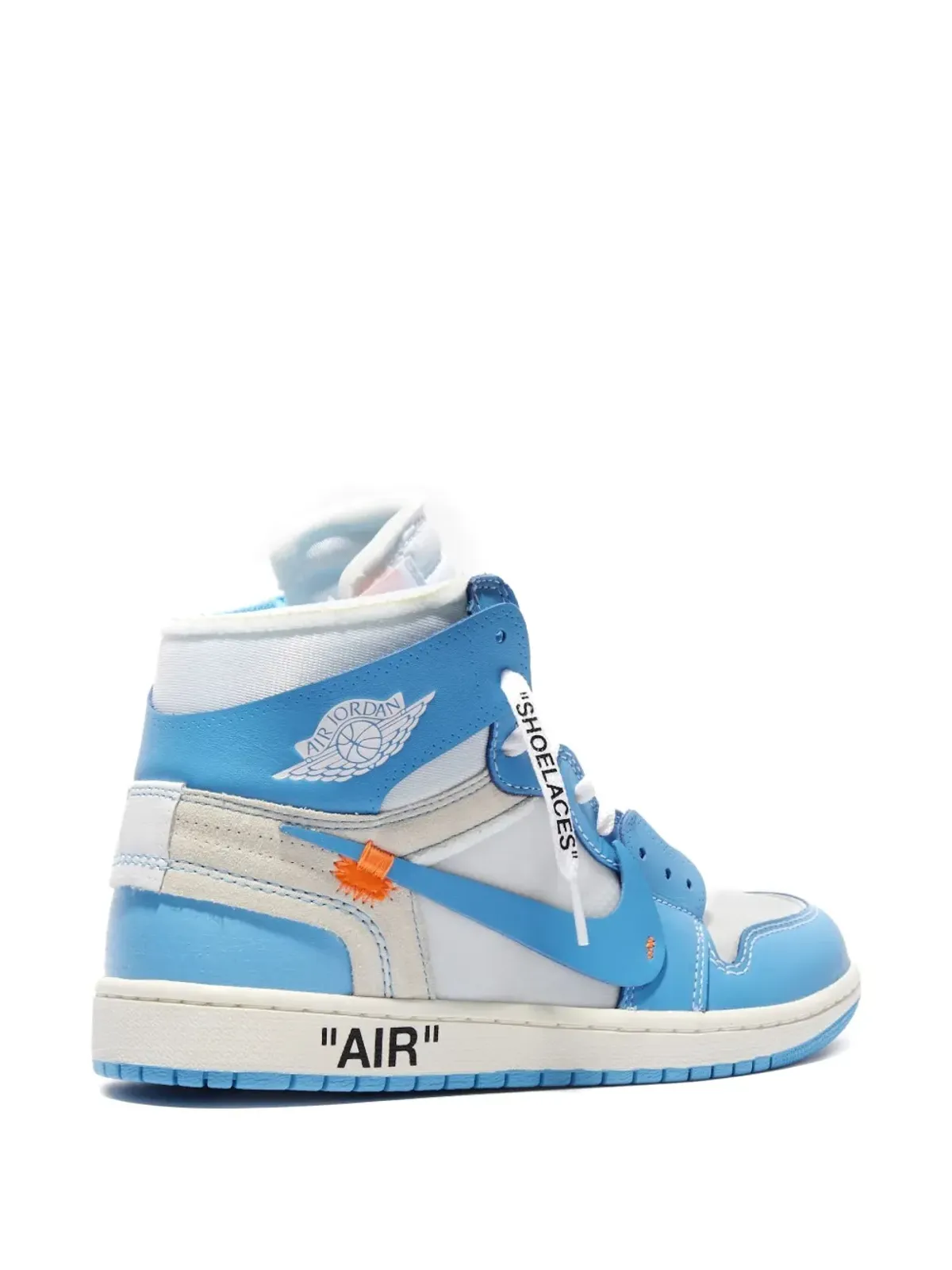 Jordan エアジョーダン1 レトロハイ Off-White UNC スニーカー ブルー - 画像2