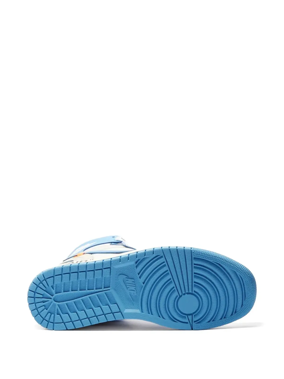 Jordan エアジョーダン1 レトロハイ Off-White UNC スニーカー ブルー - 画像4