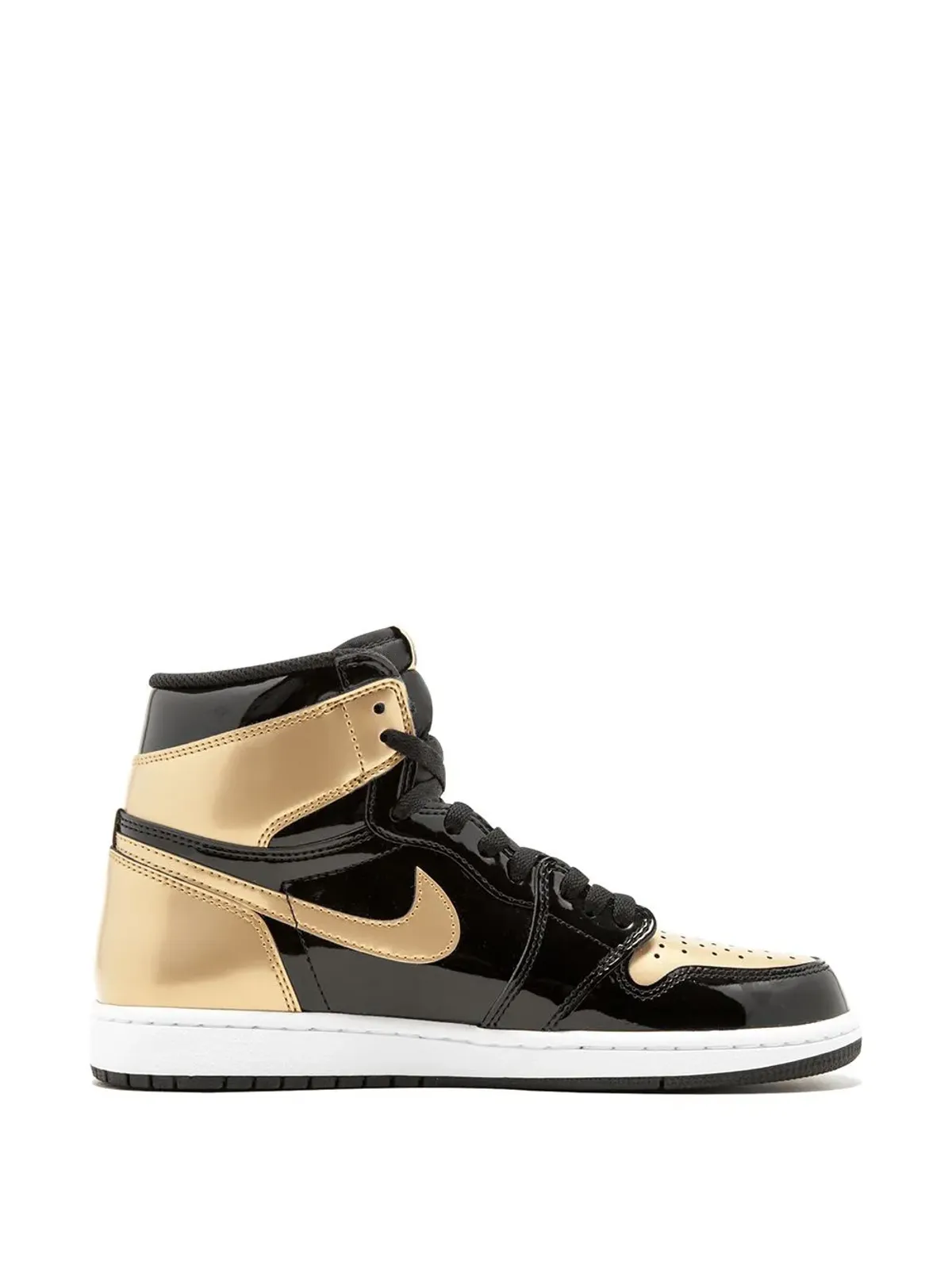 Jordan エアジョーダン 1 レトロ ハイ OG NRG "Gold Toe" スニーカー - 画像5