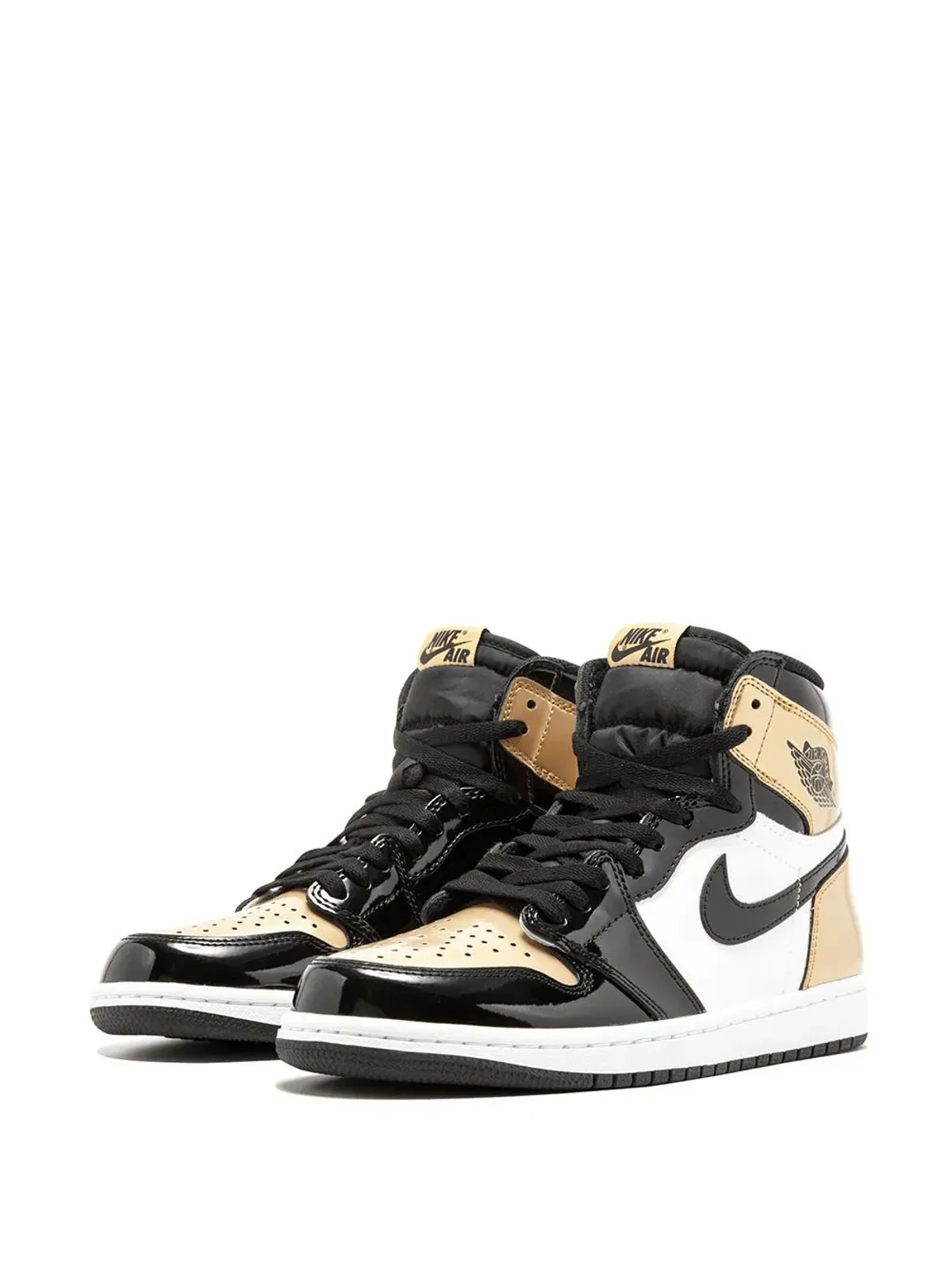Jordan エアジョーダン 1 レトロ ハイ OG NRG "Gold Toe" スニーカー - 画像2