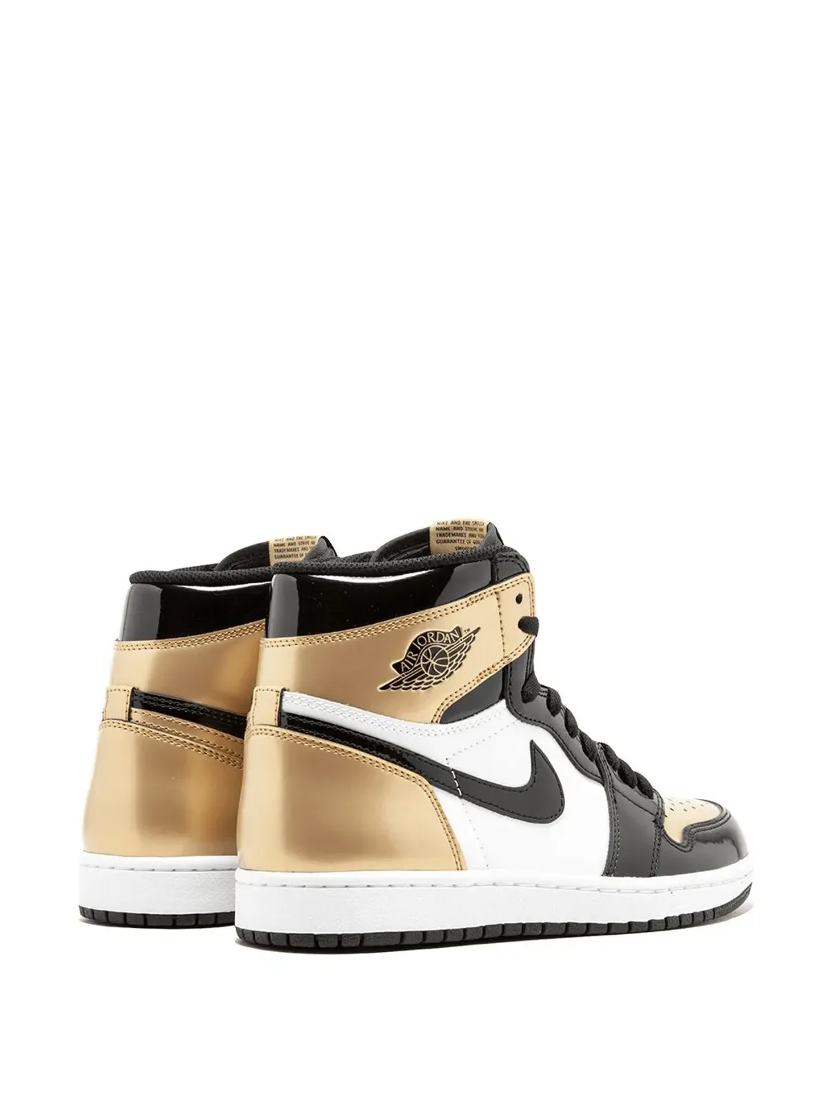 Jordan エアジョーダン 1 レトロ ハイ OG NRG "Gold Toe" スニーカー - 画像3