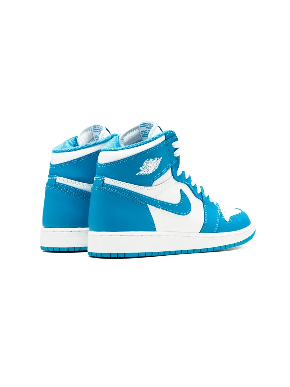 Jordan Kids エアジョーダン1 レトロ ハイ OG BG UNC スニーカー - ホワイト - 画像3