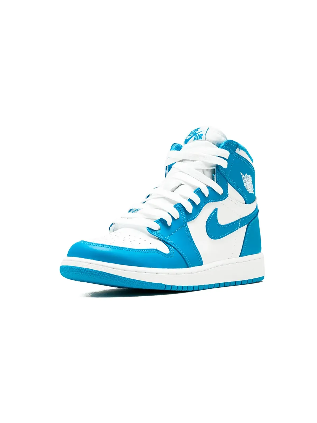 Jordan Kids エアジョーダン1 レトロ ハイ OG BG UNC スニーカー - ホワイト - 画像4