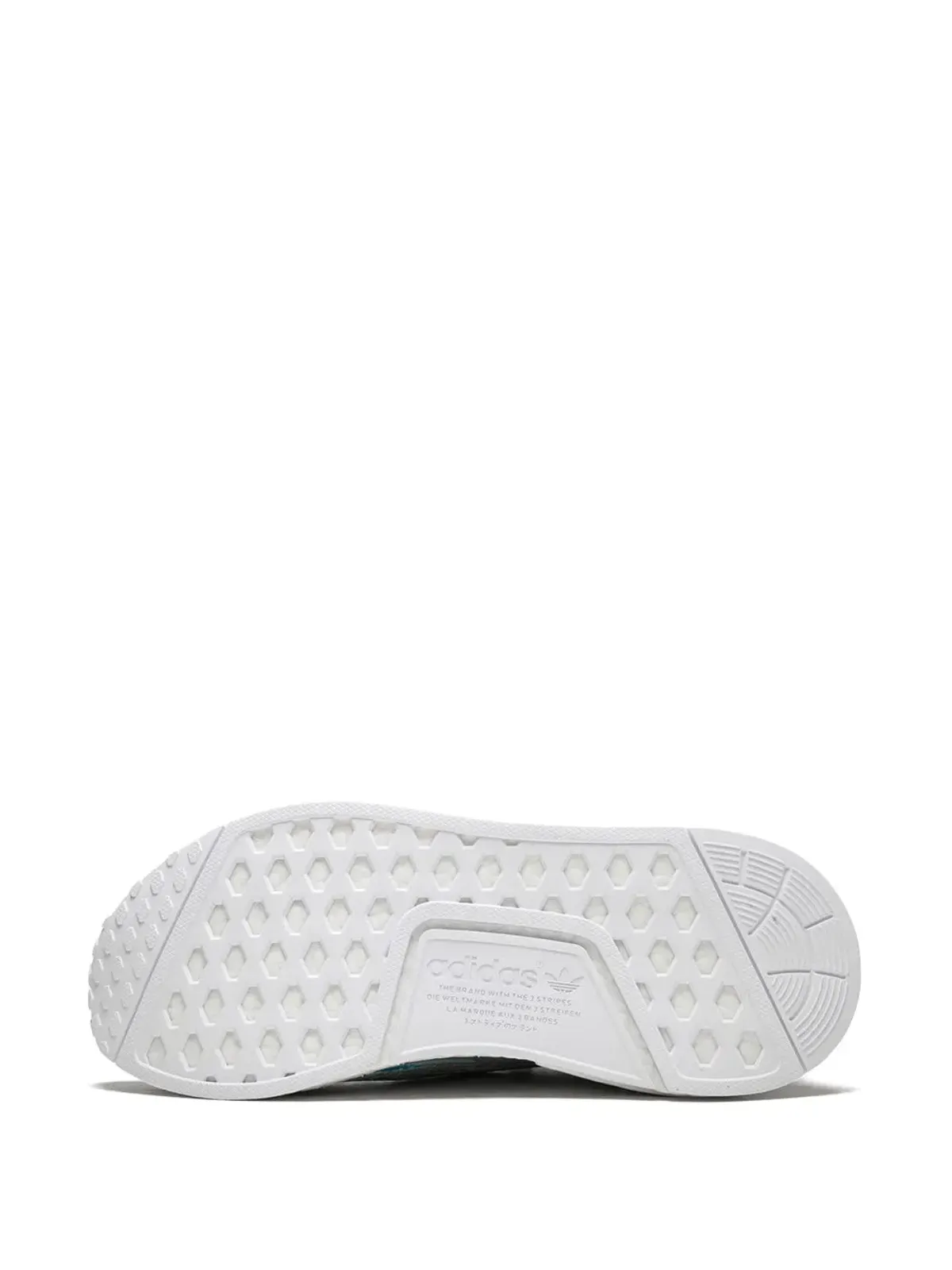 adidas NMD_R1 Primeknit「Datamosh」スニーカー（ホワイト） - 画像5