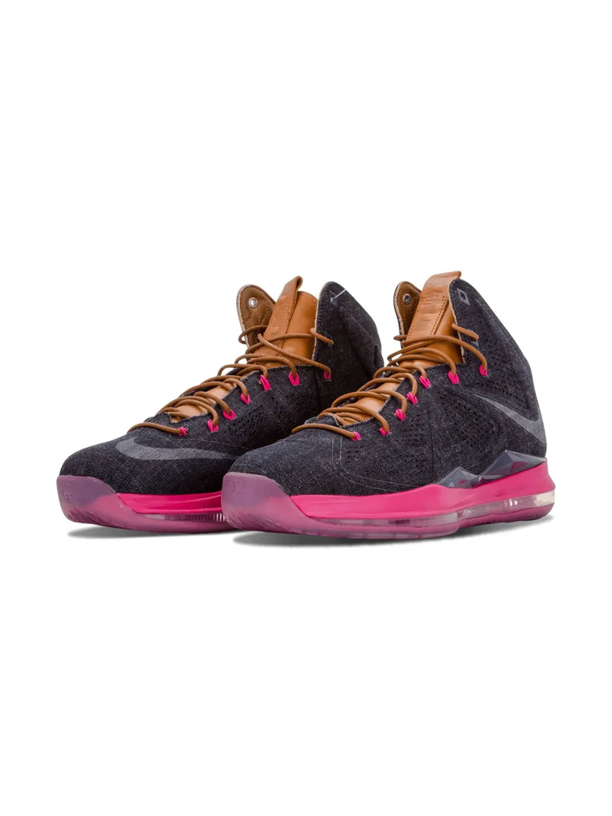 Nike レブロン 10 EXT QS デニム スニーカー - ブルー - 画像2