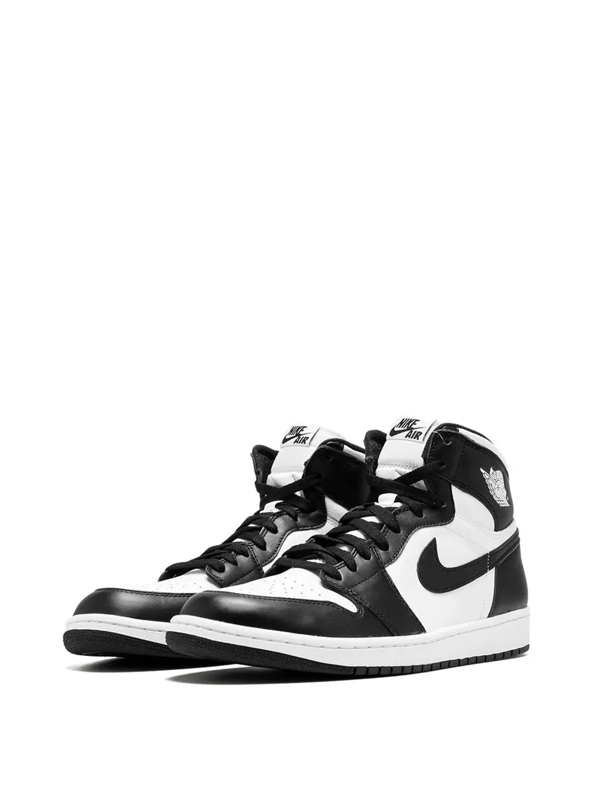 Jordan エアジョーダン 1 レトロ ハイ OG ブラック/ホワイト 2014 スニーカー - 画像2