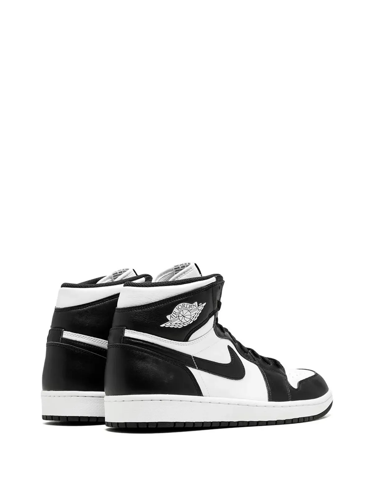 Jordan エアジョーダン 1 レトロ ハイ OG ブラック/ホワイト 2014 スニーカー - 画像3