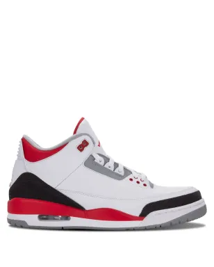 Jordan エアジョーダン 3 レトロ 'Fire Red' スニーカー - ホワイト - サムネイル1
