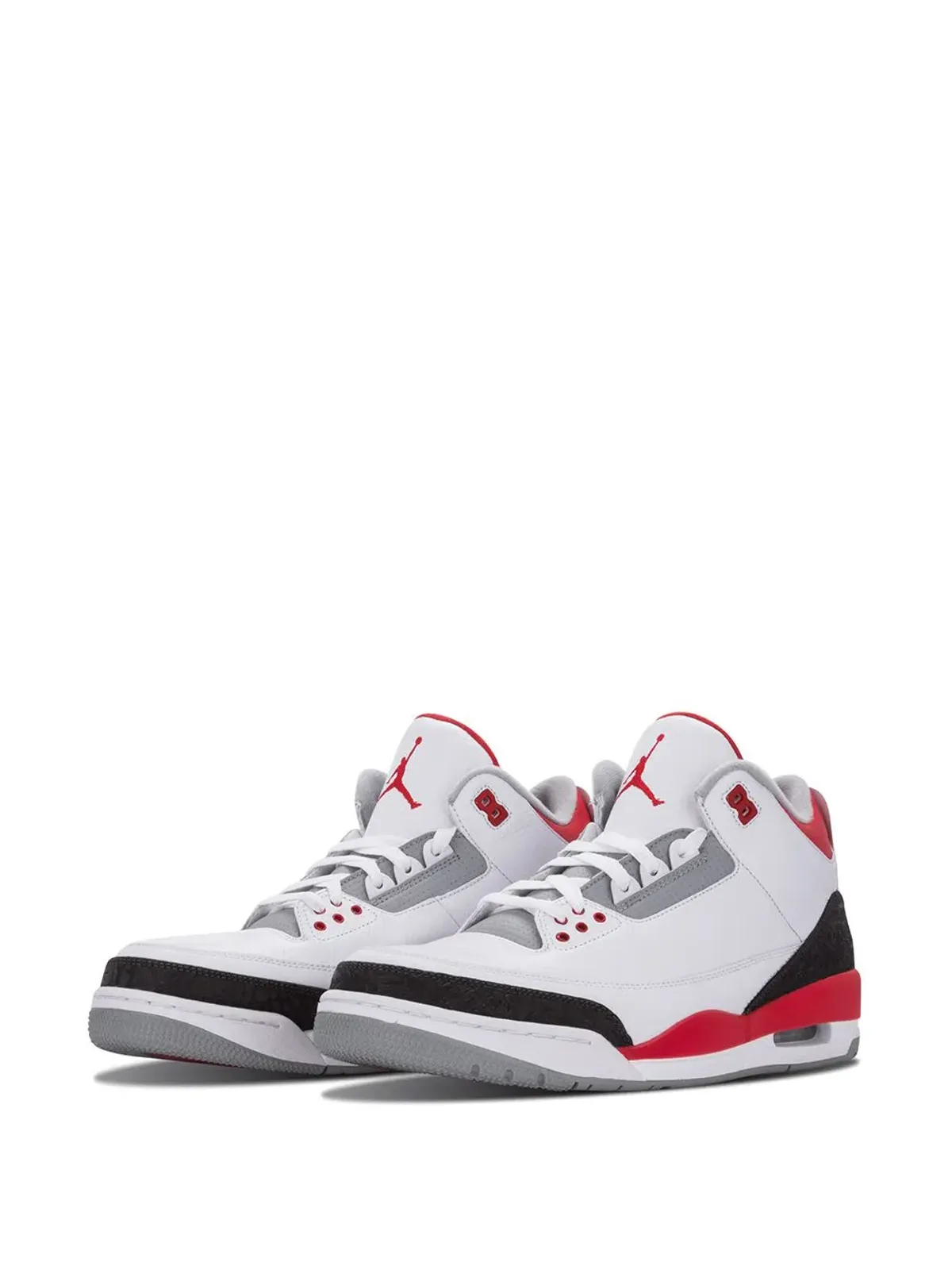 Jordan エアジョーダン 3 レトロ 'Fire Red' スニーカー - ホワイト - 画像2