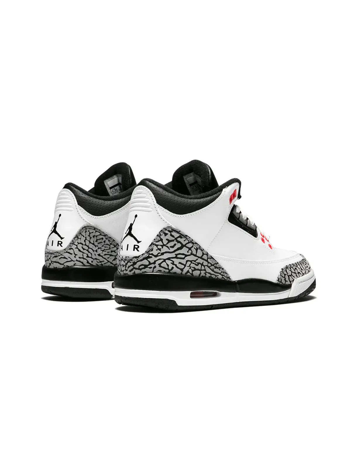 Jordan Kids エアジョーダン 3 レトロ BG Infrared 23 スニーカー ホワイト - 画像3