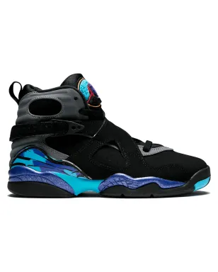 Jordan Kids Air Jordan 8 Retro BG Aqua sneakers - サムネイル1