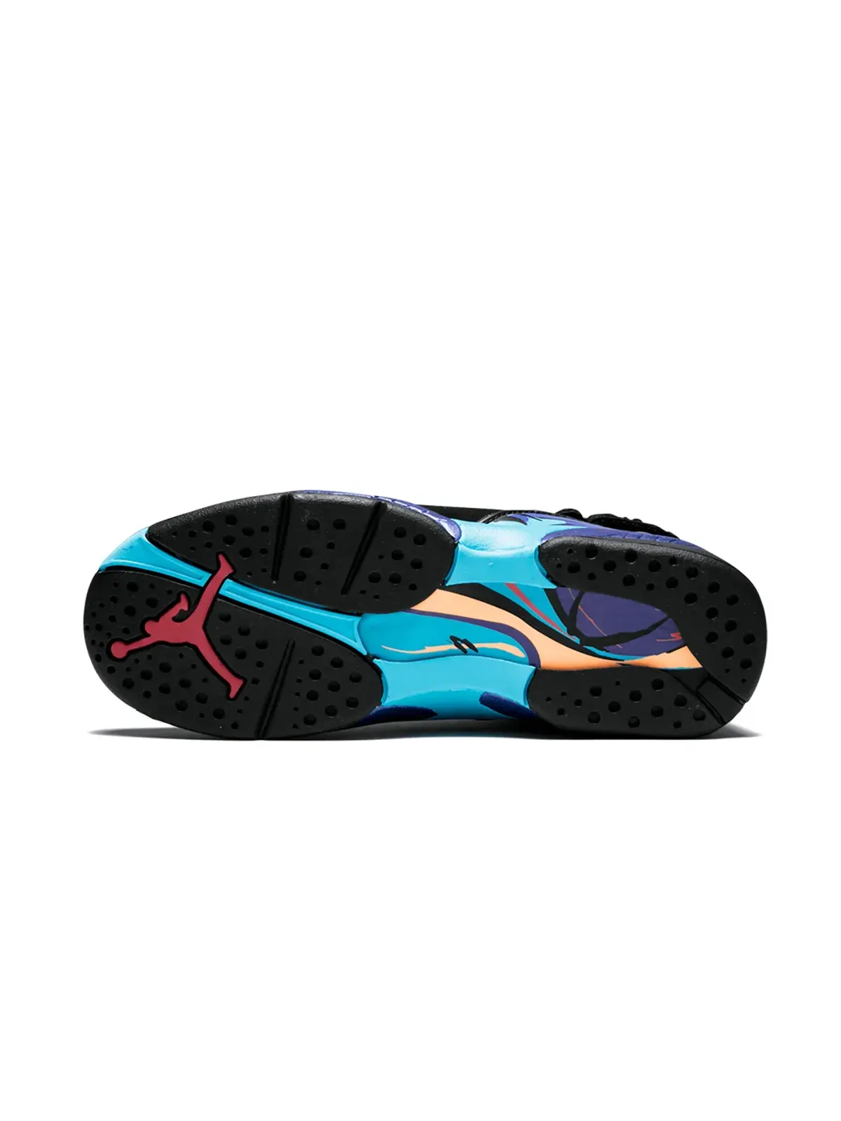 Jordan Kids Air Jordan 8 Retro BG Aqua sneakers - 画像5