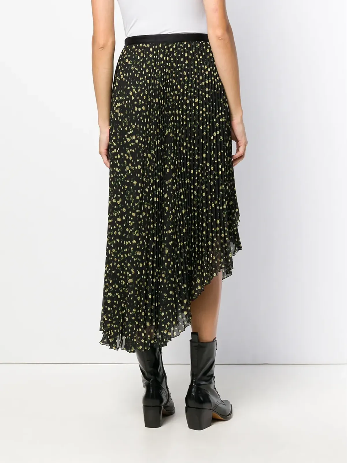 Philosophy Di Lorenzo Serafini 花柄プリーツスカート - ブラック - 画像4