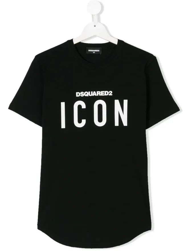 DSQUARED2 KIDS DSQUARED2 KIDS TEEN アイコンプリントTシャツの商品画像