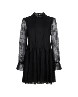 Philosophy Di Lorenzo Serafini 黒の長袖レースドレス - サムネイル1