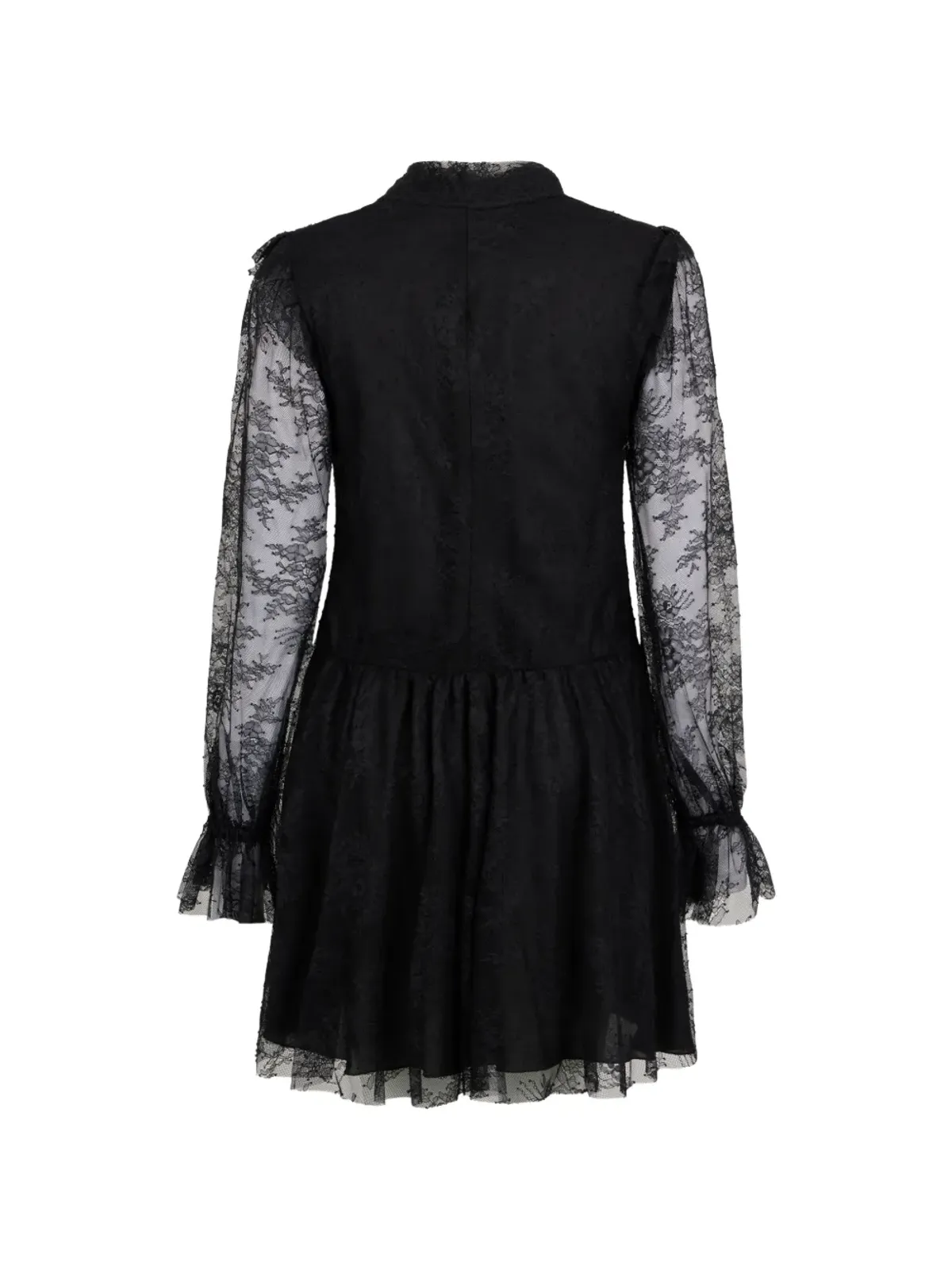 Philosophy Di Lorenzo Serafini 黒の長袖レースドレス - 画像2