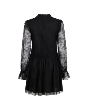 Philosophy Di Lorenzo Serafini 黒の長袖レースドレス - サムネイル2