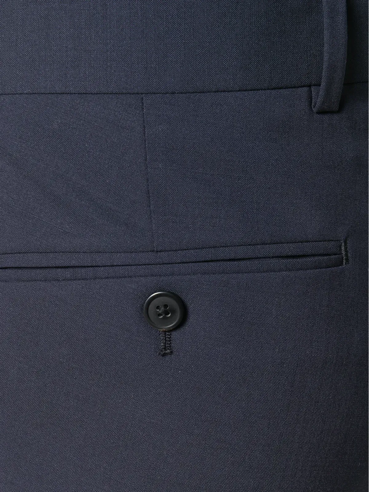 Theory テーラードパンツ 無地 ブルー - 画像5