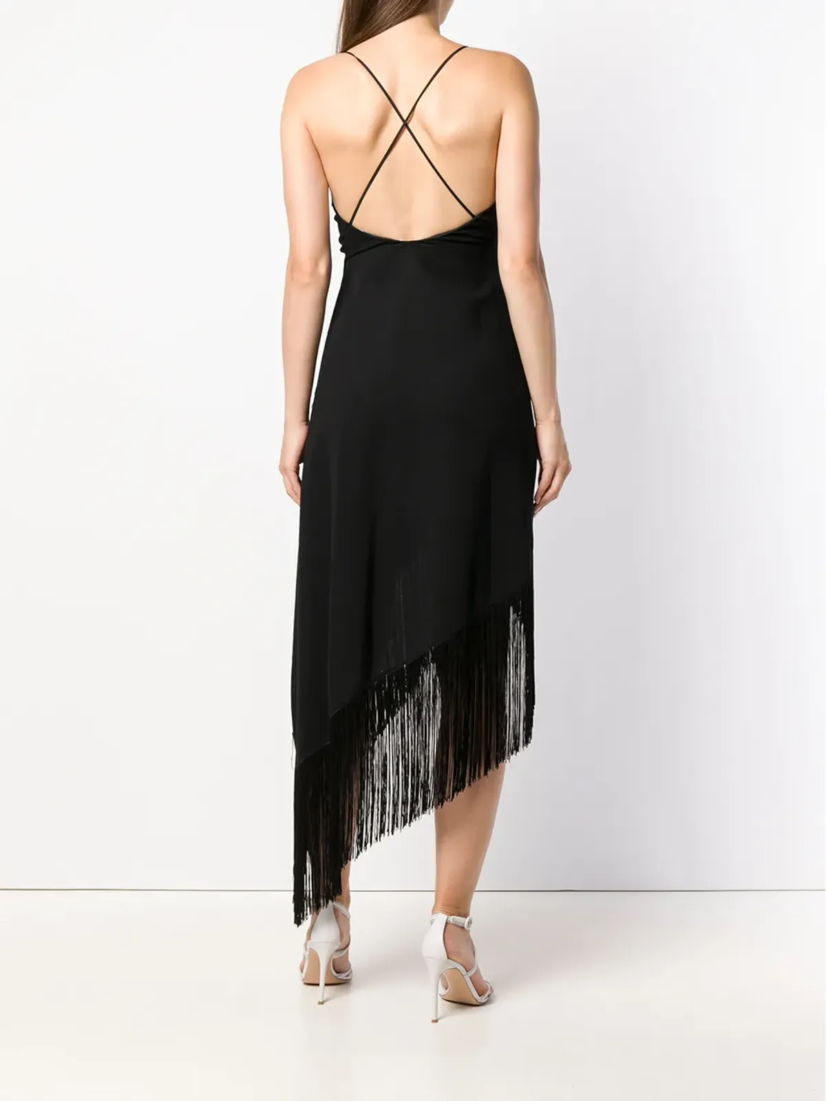 Givenchy カスケードフリンジスリップドレス - 画像4